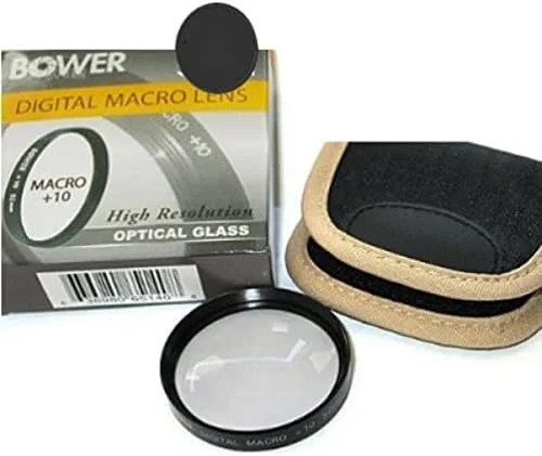 لنز ماکرو +10 باوِر سایز 55 میلی‌متر مشکی FCC58 +10