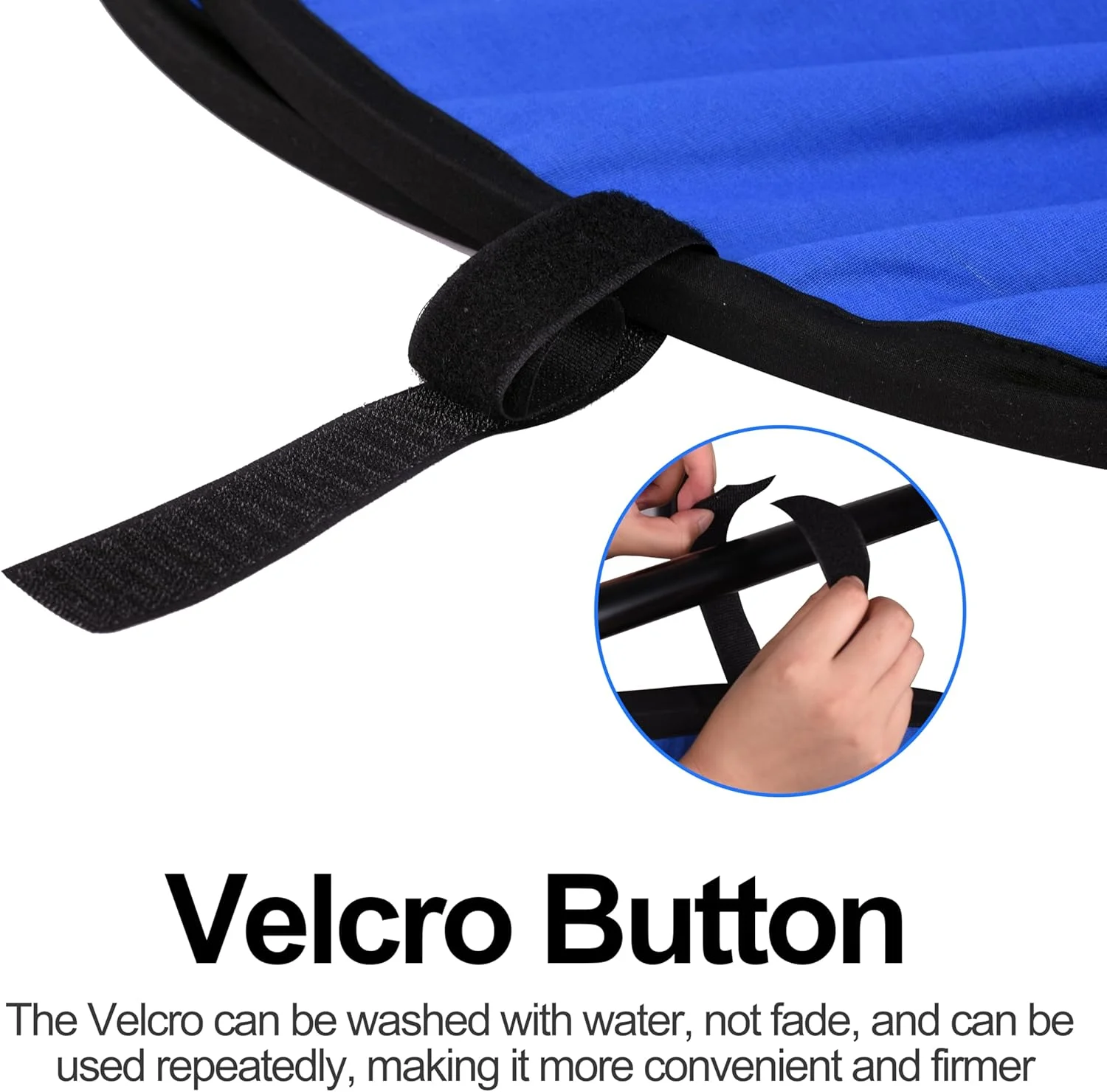 پس زمینه پرتابل کروماکی EMART با ابعاد 1.5 در 2 متر برای عکاسی، صفحه آبی/خاکستری 2 در 1 تاشو و دو طرفه برای عکسبرداری، زوم و پخش زنده