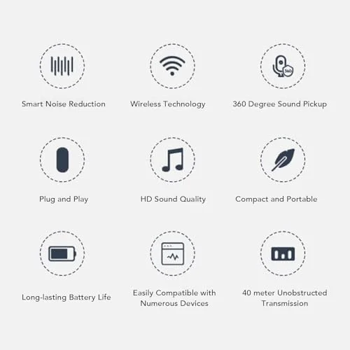 میکروفون بی سیم ساکسیفون Annadue، میکروفون گیره ای ساز، فرستنده و گیرنده بی سیم برای ساکسیفون، ترومپت، ترومبون، برد 40 متری، اتصال و پخش