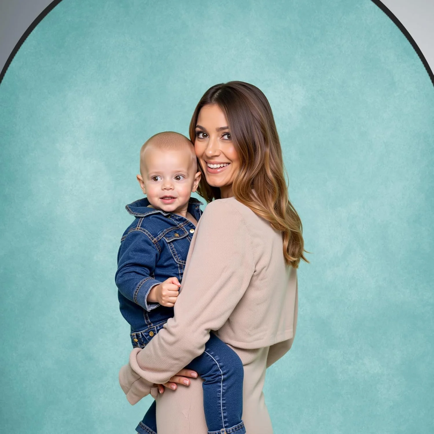 پس زمینه تاشو کیت 1.5x2 متری آبی، پس زمینه عکاسی تاشو، پس زمینه استودیوی عکس پرتره