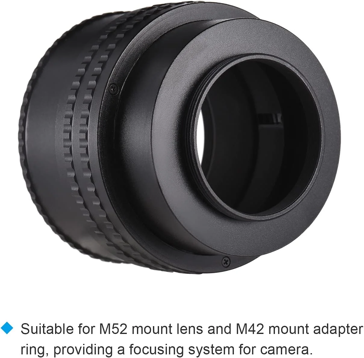 حلقه آداپتور لنز دوربین Andoer M52-M42 (17-31) 17mm-31mm M52 به M42، لوله افزایش ماکرو حلزونی برای فوکوس لنز در عکاسی ماکرو حلقه آداپتور لنز دوربین Andoer M52-M42 (17-31) 17mm-31mm M52 به M42، لوله افزایش ماکرو حلزونی برای فوکوس لنز در عکاسی ماکرو