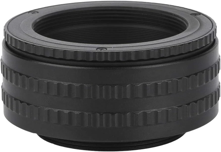 آداپتور لنز هلیکوئیدی فوکوس قابل تنظیم M42 به M42 با دوام 25-55 میلی‌متر، برای عکاسی ماکرو