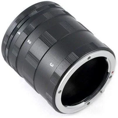 مجموعه حلقه های لوله توسعه ماکرو AECAM - CAMAECAM برای لنز دوربین های DSLR با مانت NIKON F مدل های D7500 D7200 D7100 D7000 D90 مجموعه حلقه های لوله توسعه ماکرو AECAM - CAMAECAM برای لنز دوربین های DSLR با مانت NIKON F مدل های D7500 D7200 D7100 D7000 D90