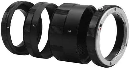 مجموعه حلقه های لوله توسعه ماکرو AECAM - CAMAECAM برای لنز دوربین های DSLR با مانت NIKON F مدل های D7500 D7200 D7100 D7000 D90 مجموعه حلقه های لوله توسعه ماکرو AECAM - CAMAECAM برای لنز دوربین های DSLR با مانت NIKON F مدل های D7500 D7200 D7100 D7000 D90