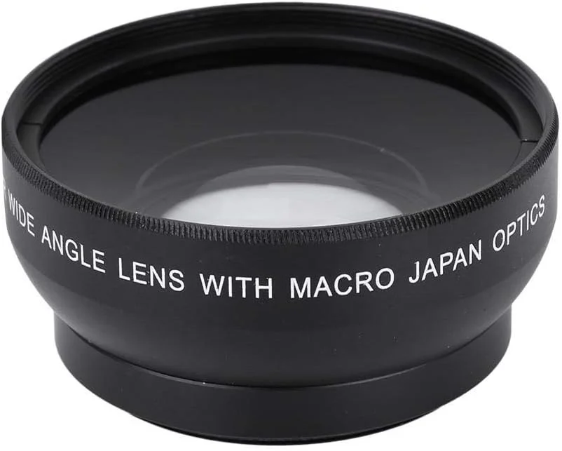 لنز ماکرو واید انگل با بزرگنمایی 0.45X و کیفیت بالا برای دوربین با دهانه 49 میلی‌متری