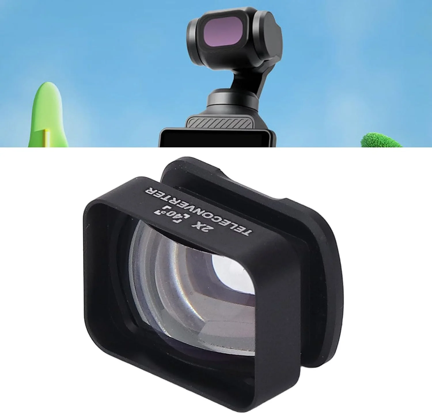 لنز تله فوتو حرفه ای 2X برای دوربین، لنز بزرگنمایی مغناطیسی 2X با پوشش HD، ضد خش، کیف نگهداری قابل حمل برای عکاسی از راه دور لنز تله فوتو حرفه ای 2X برای دوربین، لنز بزرگنمایی مغناطیسی 2X با پوشش HD، ضد خش، کیف نگهداری قابل حمل برای عکاسی از راه دور