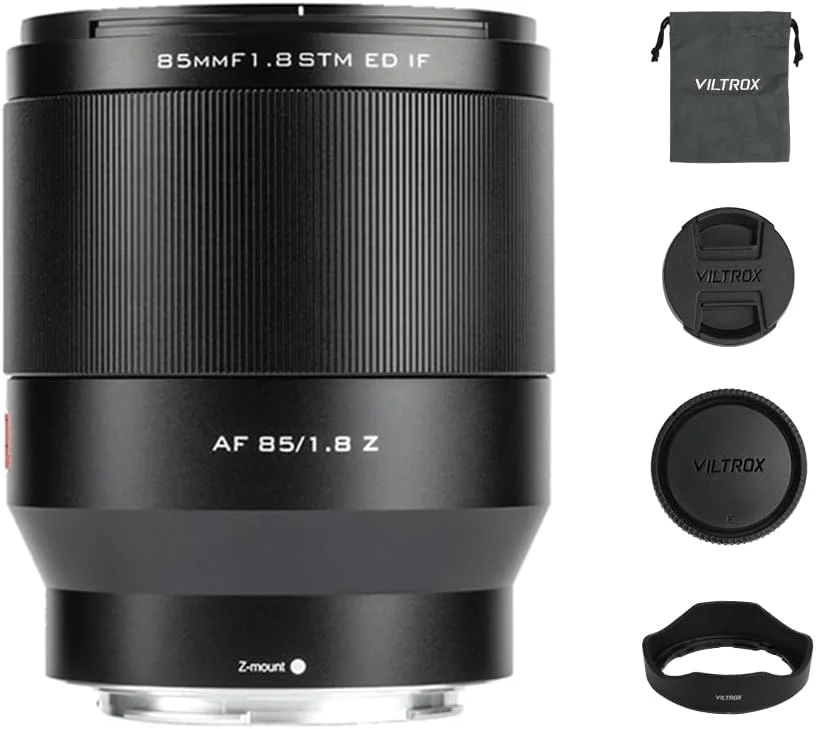 لنز فول فریم 85mm F1.8 II Mark II STM با فوکوس خودکار ثابت VILTROX برای دوربین های سونی E Mount مدل های A6500 A6300 A6000 A6400 A6100 A5100 A6600 A7 A7R A7C A7II A7RII A7SIII A7III A7RIII A7RIV A9