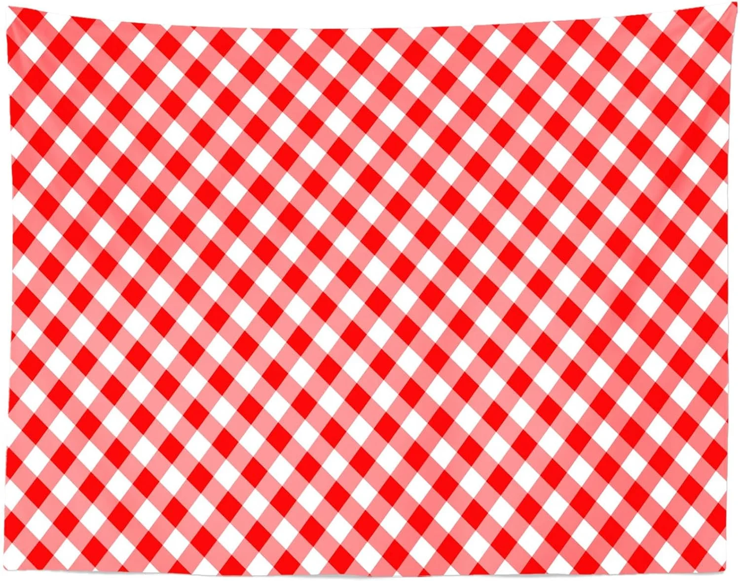 پس زمینه پارچه ای طرح شطرنجی قرمز و سفید، مناسب عکاسی، دکوراسیون جشن تولد، عروسی، مهمانی و استودیو