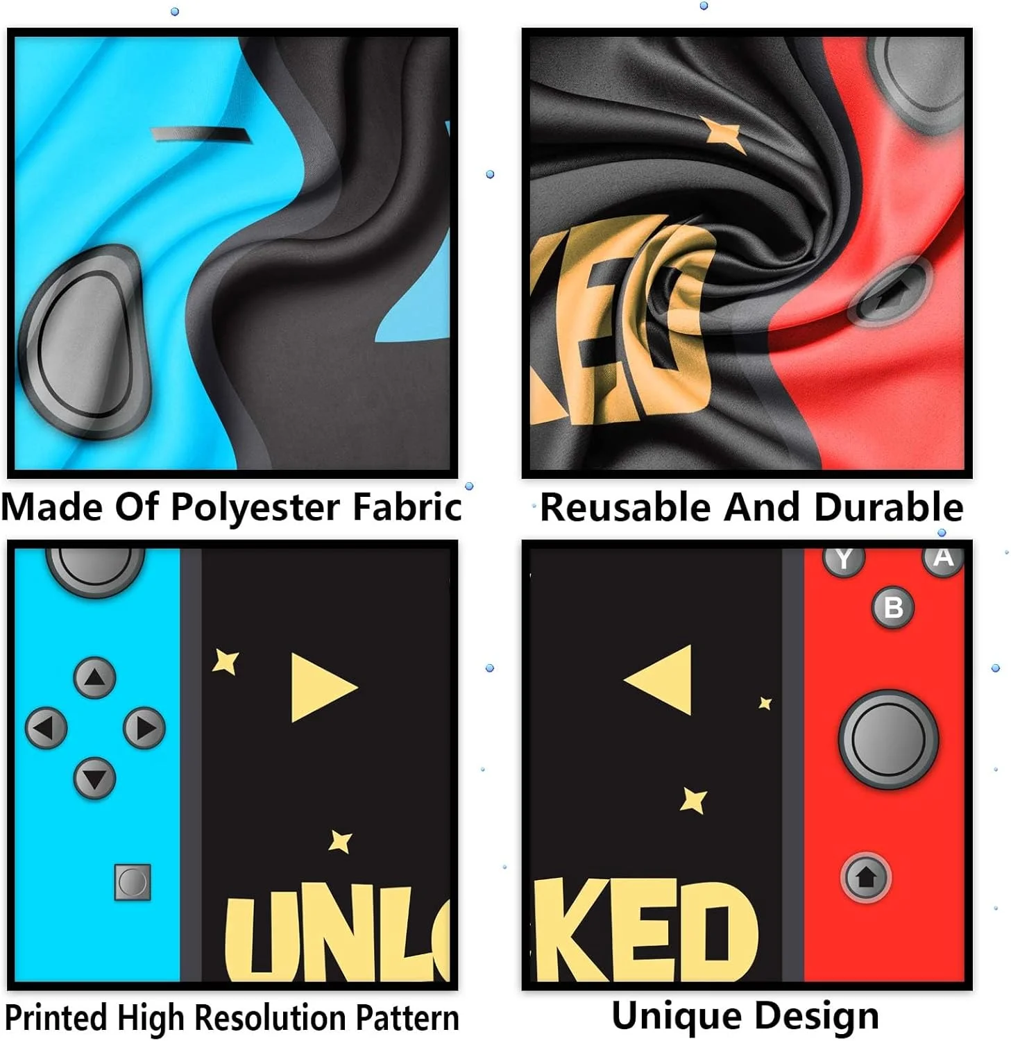 بنر پس زمینه تم تولد دوازده سالگی با طرح بازی ویدیویی، مناسب برای دکور جشن تولد پسران و دختران، مهمانی و جشن