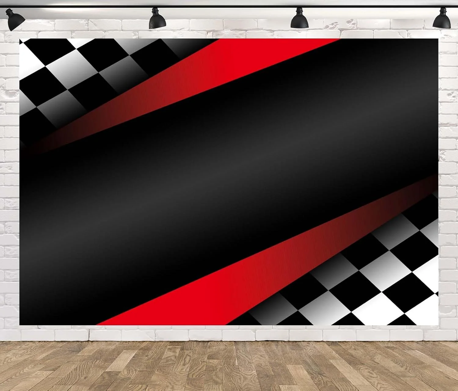 پس زمینه پرچم ماشین مسابقه ای CORFOTO با ابعاد 7x5 فوت، پس زمینه قرمز موج دار مسابقه ای، بنر مهمانی با تم مسابقه، دکوراسیون جشن تولد ماشین مسابقه ای، پس زمینه ورزشی قهرمانی، لوازم غرفه عکس