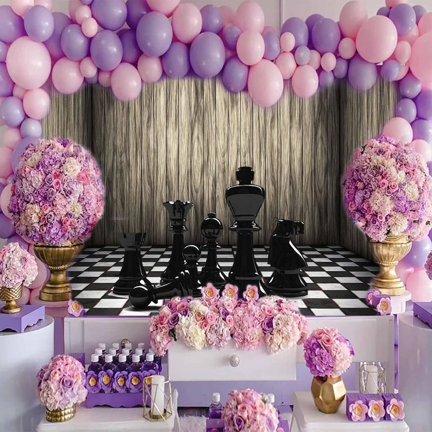 پس زمینه شطرنجی، 213x152 سانتی متر، پس زمینه عکاسی شطرنجی سیاه و سفید، لوازم مهمانی با تم صفحه شطرنج، وسایل عکس برداری BJWZPR28 پس زمینه شطرنجی، 213x152 سانتی متر، پس زمینه عکاسی شطرنجی سیاه و سفید، لوازم مهمانی با تم صفحه شطرنج، وسایل عکس برداری BJWZPR28