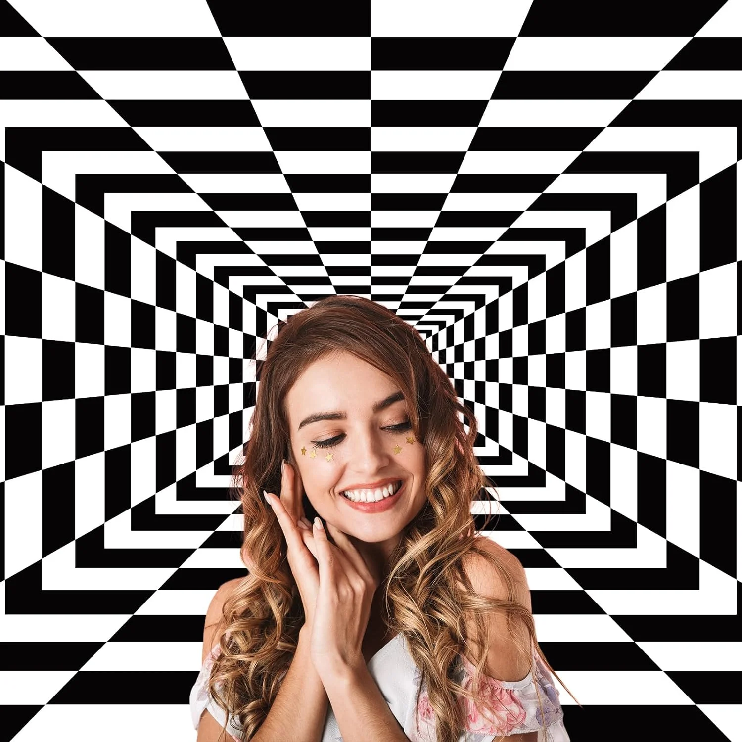 پس زمینه شطرنجی سیاه و سفید، صفحه شطرنج مسابقه ای، بافت شبکه ای، الگوی هندسی، پس زمینه عکاسی، دکوراسیون مهمانی با تم مسابقه، لوازم استودیوی عکس تولد 7x5 فوت