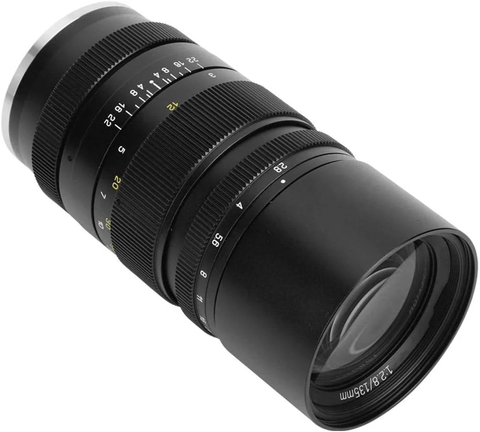 لنز تله فوتو زاویه باز فول فریم 135 میلیمتری F2.8II آلیاژ آلومینیوم مشکی برای F-Mount لنز تله فوتو زاویه باز فول فریم 135 میلیمتری F2.8II آلیاژ آلومینیوم مشکی برای F-Mount