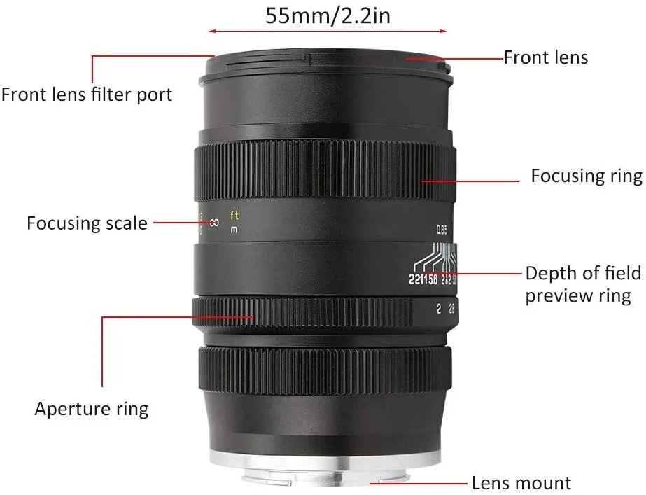 لنز پرتره 85 میلیمتری F2.0 با دهانه بزرگ برای دوربینهای SLR با دهانه EF لنز پرتره 85 میلیمتری F2.0 با دهانه بزرگ برای دوربینهای SLR با دهانه EF