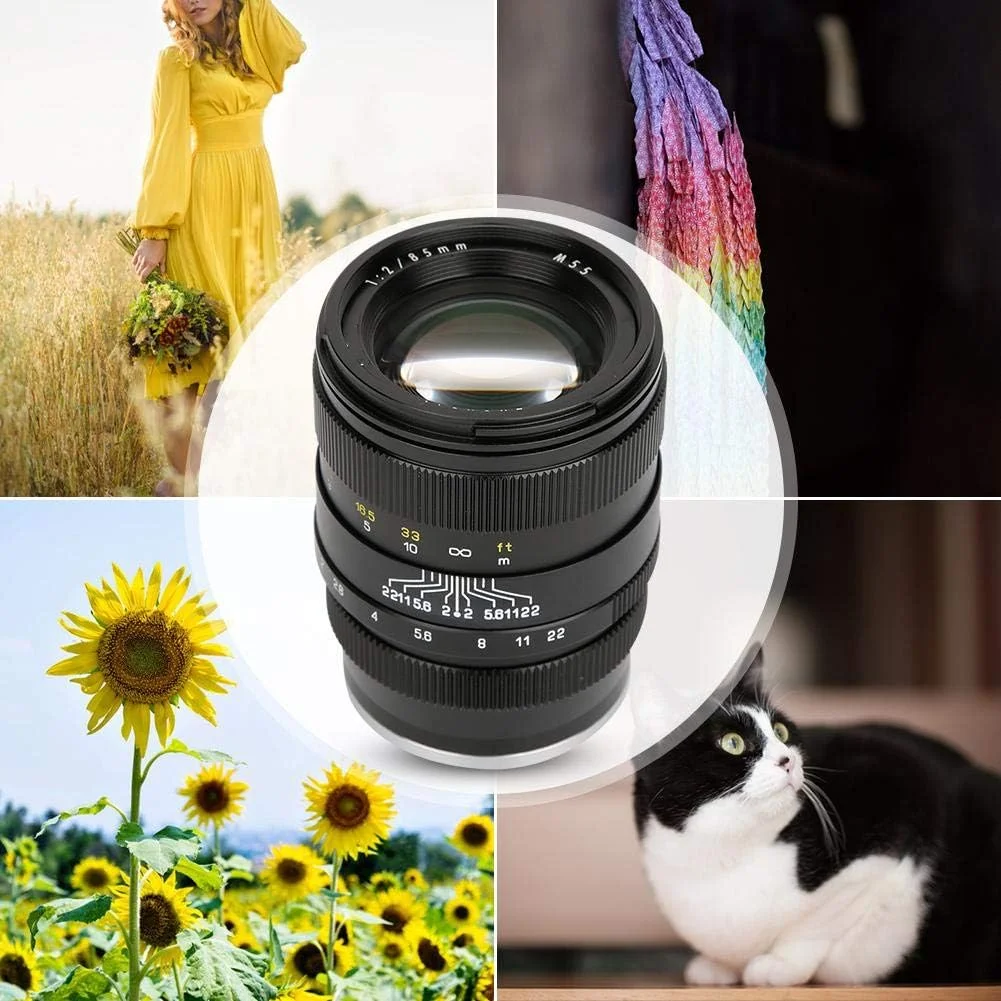 لنز پرتره 85 میلیمتری F2.0 با دهانه بزرگ برای دوربینهای SLR با دهانه EF لنز پرتره 85 میلیمتری F2.0 با دهانه بزرگ برای دوربینهای SLR با دهانه EF