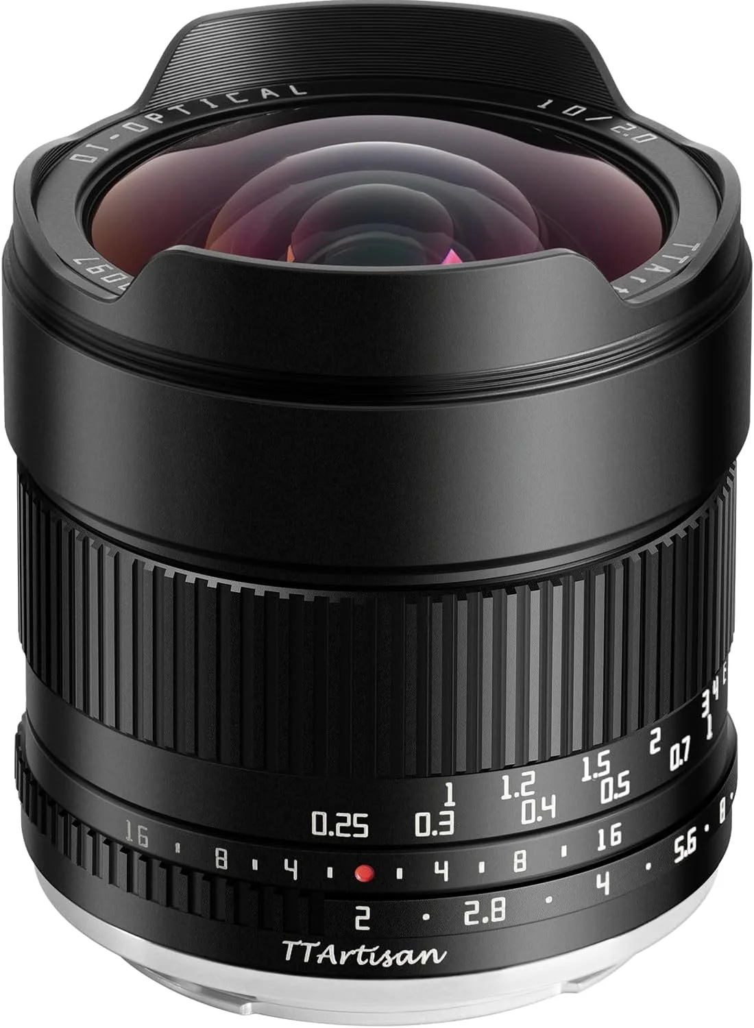 لنز TTArtisan 10mm F2 دهانه EOS R، لنز دوربین فوق عریض APS-C سازگار با دوربین های Canon RF-Mount مدل های R7، R10، R50، R100، حالت APS-C دوربین های EOS R، RP، R5، R5C، R6، R6ii، R3، R8