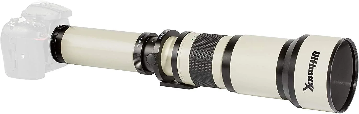 ست لنز تله فوتو زوم 650-1300 میلیمتری Ultimaxx (همراه با تبدیل کننده 2X، 1300-2600 میلیمتر) برای دوربینهای DSLR کانن EOS 9000D 800D 760D 750D 700D 1300D 1200D T100, 4000D, 3000D, 2000D, 1500D ست لنز تله فوتو زوم 650-1300 میلیمتری Ultimaxx (همراه با تبدیل کننده 2X، 1300-2600 میلیمتر) برای دوربینهای DSLR کانن EOS 9000D 800D 760D 750D 700D 1300D 1200D T100, 4000D, 3000D, 2000D, 1500D