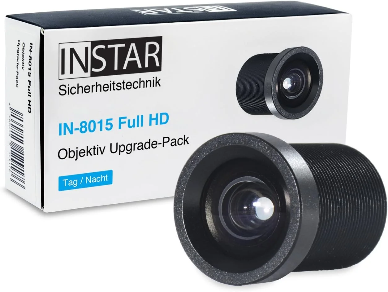 لنز تله فوتو 16 میلی متری INSTAR مدل IN-8015 مناسب دوربین های Full HD/IP، دوربین مداربسته، لنز، لوازم جانبی، جزئیات بیشتر در فواصل دورتر، تله، S-Mount/M12xP0.5