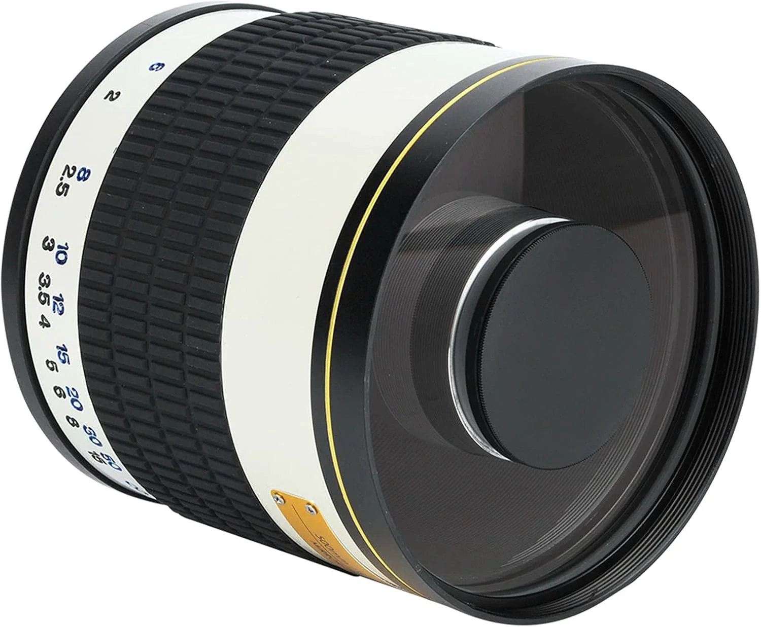لنز تله فوتو آینه ای، لنز 500 میلی متری دستی قابل تعویض F/6.3 برای دوربین های بدون آینه (سفید، با T2 M4/3 برای Olympus Panasonic، مشکی)