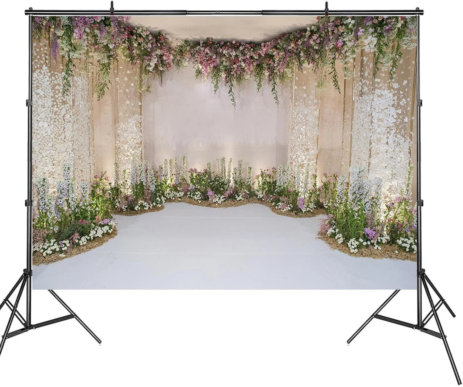 پرده پس زمینه سه بعدی تالار برای دکوراسیون مراسم عروسی، گل آرایی، بنر، پس زمینه جشن نامزدی، پس زمینه گلدار برای ازدواج، استودیو عکس پرتره (213x152 سانتی متر) پرده پس زمینه سه بعدی تالار برای دکوراسیون مراسم عروسی، گل آرایی، بنر، پس زمینه جشن نامزدی، پس زمینه گلدار برای ازدواج، استودیو عکس پرتره (213x152 سانتی متر)