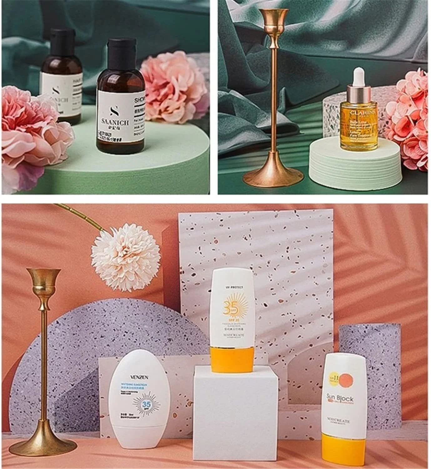 پس زمینه عکاسی دو طرفه سه بعدی با 2 طرح، ضد آب، بافت عالی، دیوار پس زمینه برای نمایش ویدئو، لوازم تزئینی برای عکس های جواهرات/غذا (شماره 1)، ابعاد 42 در 57 سانتی متر پس زمینه عکاسی دو طرفه سه بعدی با 2 طرح، ضد آب، بافت عالی، دیوار پس زمینه برای نمایش ویدئو، لوازم تزئینی برای عکس های جواهرات/غذا (شماره 1)، ابعاد 42 در 57 سانتی متر