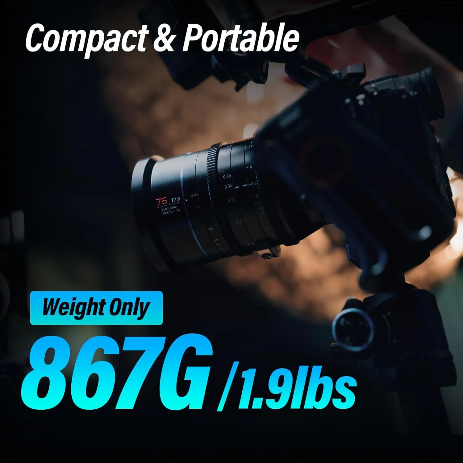 لنز سینمایی پرایم ماکرو SIRUI Jupiter 75mm با فریم کامل و مانت EF لنز سینمایی پرایم ماکرو SIRUI Jupiter 75mm با فریم کامل و مانت EF