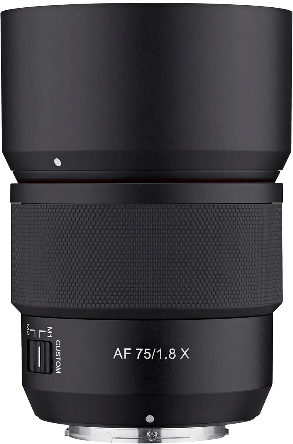 لنز تله فوتو جمع و جور سام یانگ AF 75mm F1.8 با فوکوس خودکار برای Fujifilm X - APS-C Mirrorless، مقاوم در برابر آب و هوا، STM AF بی صدا، سوییچ سفارشی با دیافراگم از پیش تعیین شده، بوکه نرم، سبک وزن