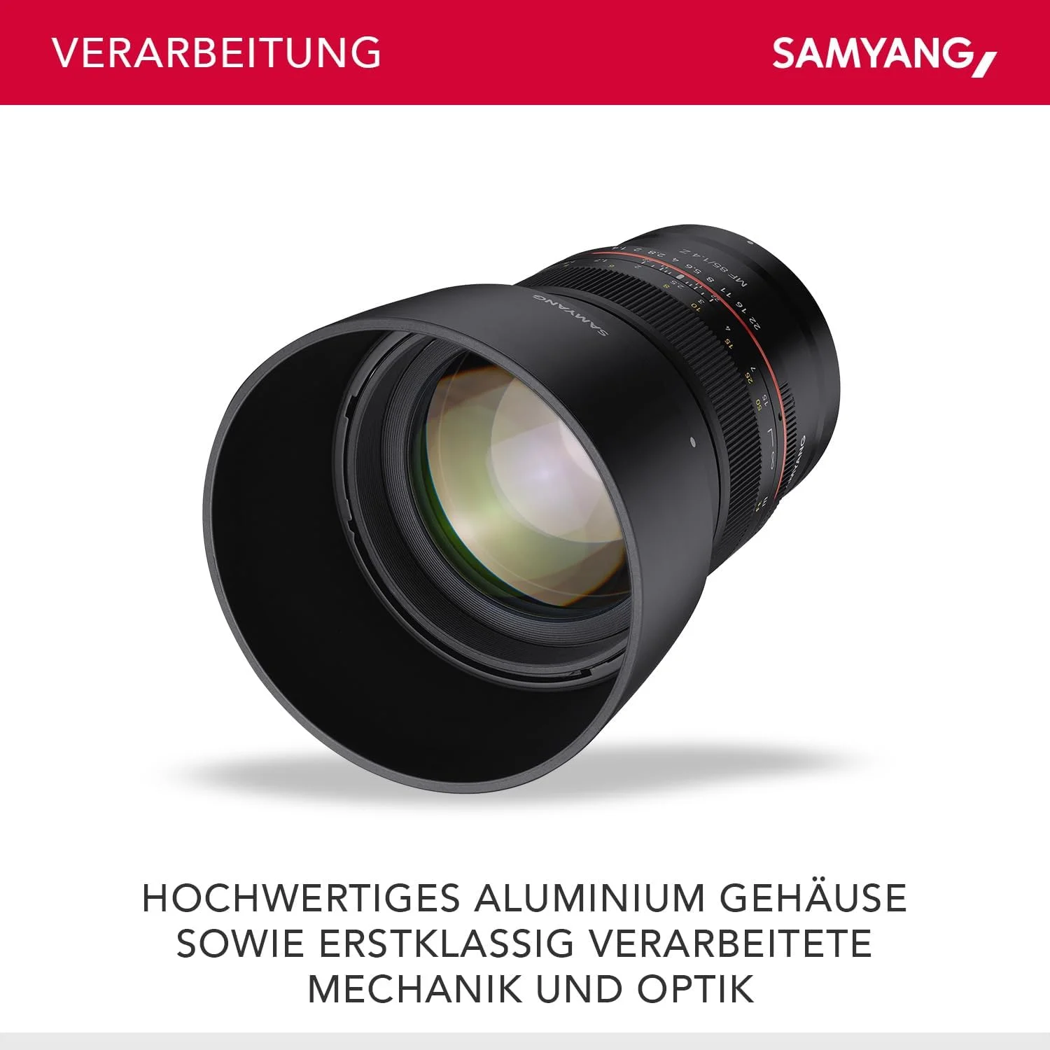 لنز تله فوتو تک کانونی SAMYANG MF 85mm F1.4 Z برای Nikon Z با فوکوس دستی 885915 لنز تله فوتو تک کانونی SAMYANG MF 85mm F1.4 Z برای Nikon Z با فوکوس دستی 885915