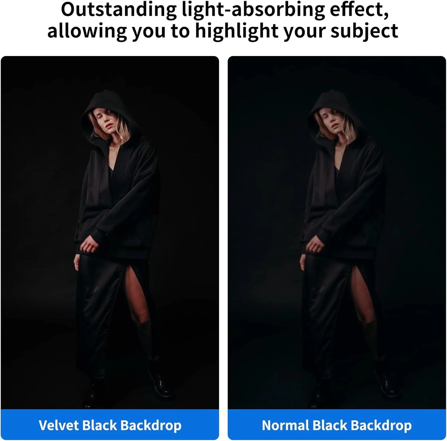 پرده پس زمینه مخملی مشکی Selens مناسب عکاسی، ابعاد 200x300 سانتی متر، مقاوم در برابر چروک، ایده آل برای استودیو، پرتره و فیلمبرداری پرده پس زمینه مخملی مشکی Selens مناسب عکاسی، ابعاد 200x300 سانتی متر، مقاوم در برابر چروک، ایده آل برای استودیو، پرتره و فیلمبرداری