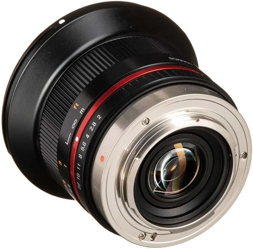 لنز ثابت فوق عریض 12 میلی‌متری Rokinon F2.0 Ncs Cs برای دوربین‌های دیجیتال Olympus و Panasonic Micro 4/3 (Mft) (مشکی) (Rk12M-Mft)، سایز واحد