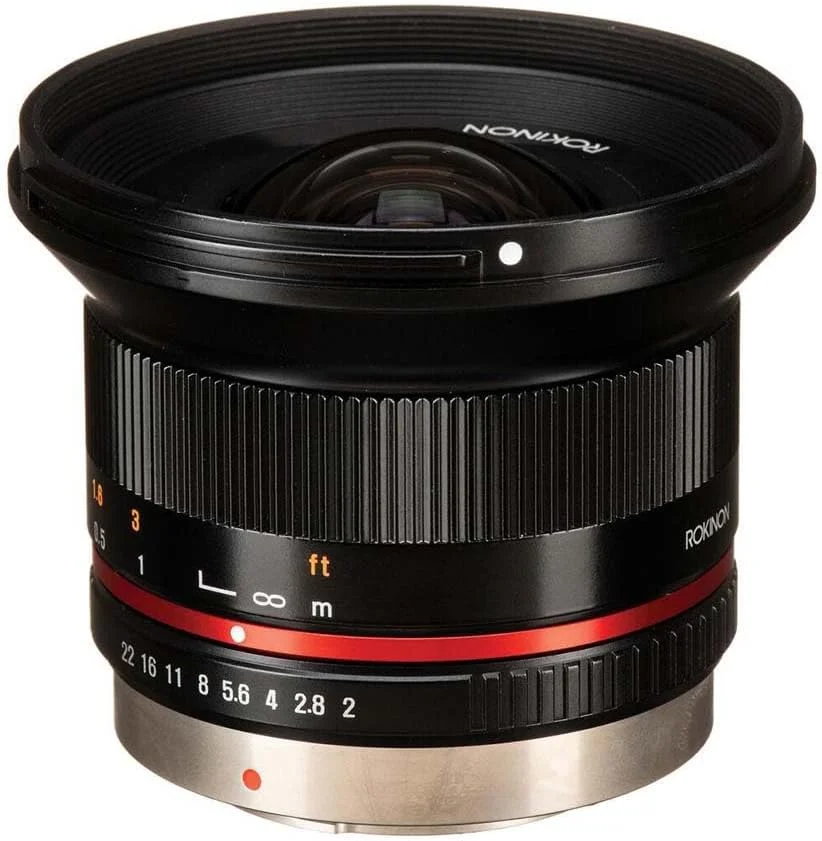 لنز ثابت فوق عریض 12 میلی‌متری Rokinon F2.0 Ncs Cs برای دوربین‌های دیجیتال Olympus و Panasonic Micro 4/3 (Mft) (مشکی) (Rk12M-Mft)، سایز واحد