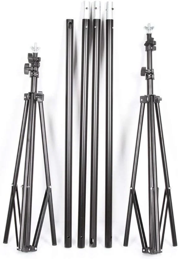 پایه نگهدارنده پس زمینه عکاسی 3m x 2m، پایه نگهدارنده پس زمینه قابل تنظیم ارتفاع و عرض، مناسب برای مهمانی ها، عکاسی و تزئینات عروسی