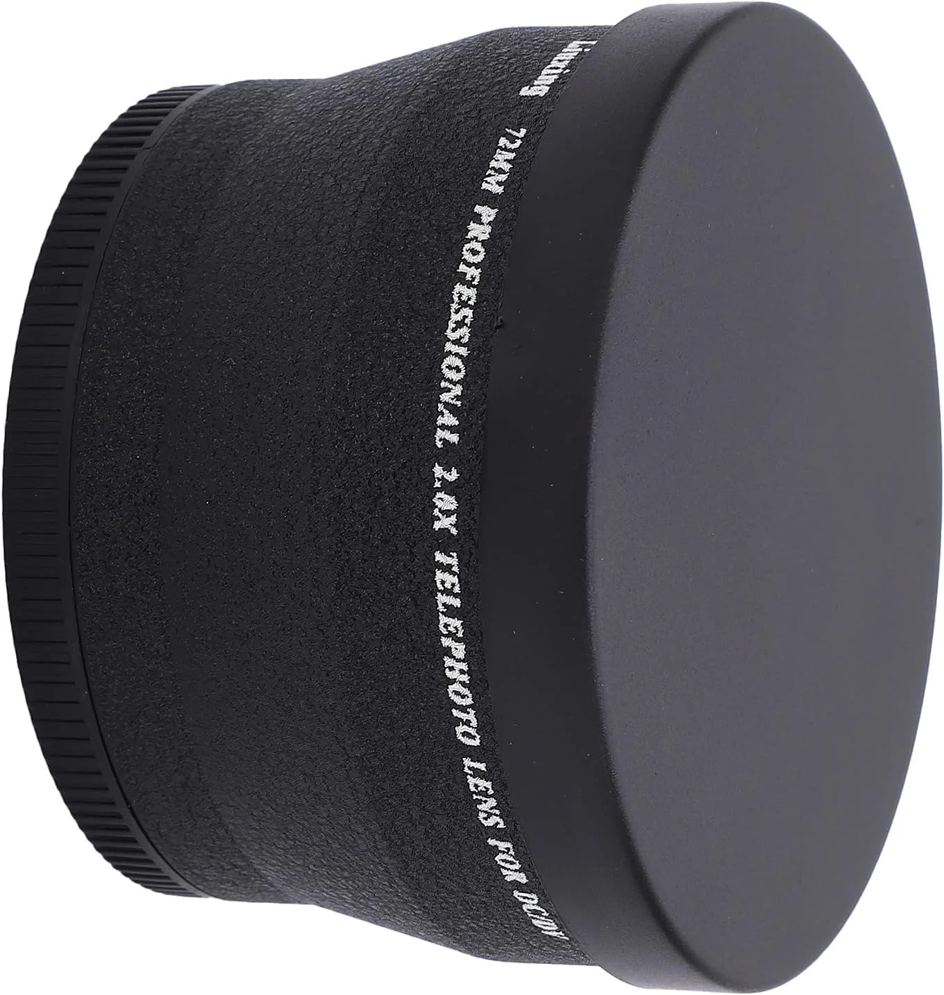 لنز تله فوتو با بزرگنمایی 2 برابر، تشخیص جزئیات مناظر دوردست، مناسب برای لنز دوربین، آلیاژ آلومینیوم مشکی، مناسب برای عکاسی در فضای باز