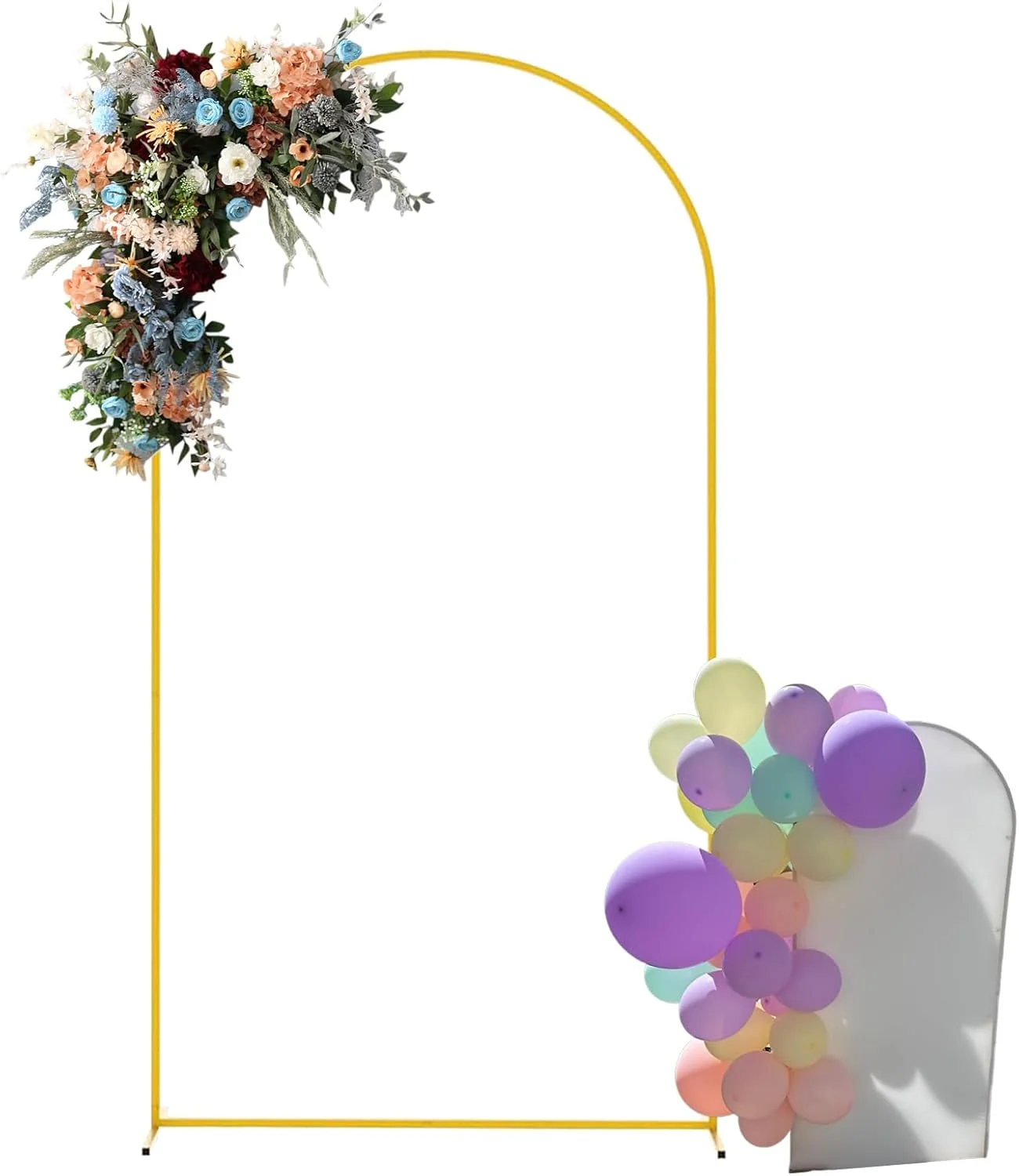 فریم طاق عروسی، فریم پس زمینه طاق بادکنک طلایی، فریم های عروسی قابل حمل، پایه پس زمینه قاب درب تزئینی برای مهمانی ها، مراسم