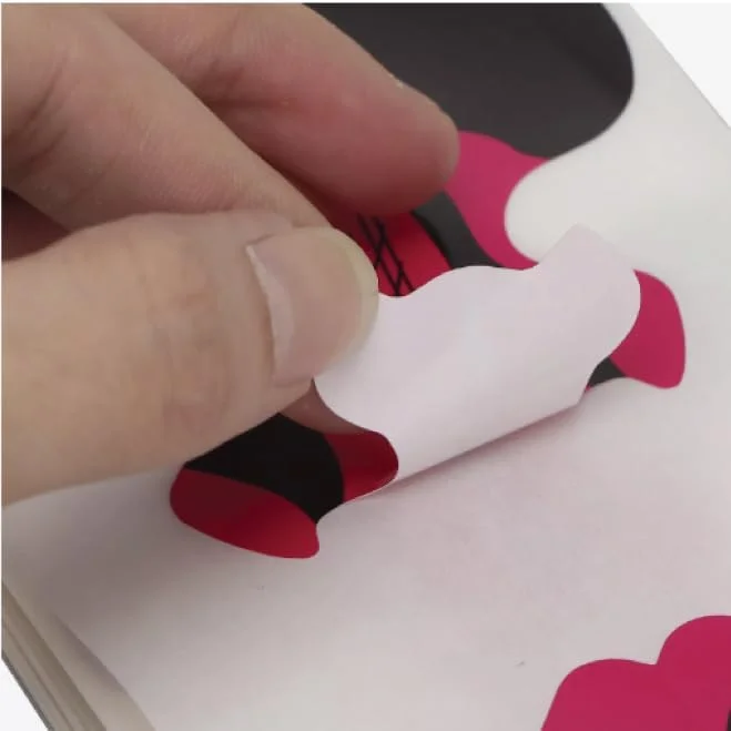 برچسب های فرم کاشت ناخن حرفه ای، طرح ماهی، 300 عدد