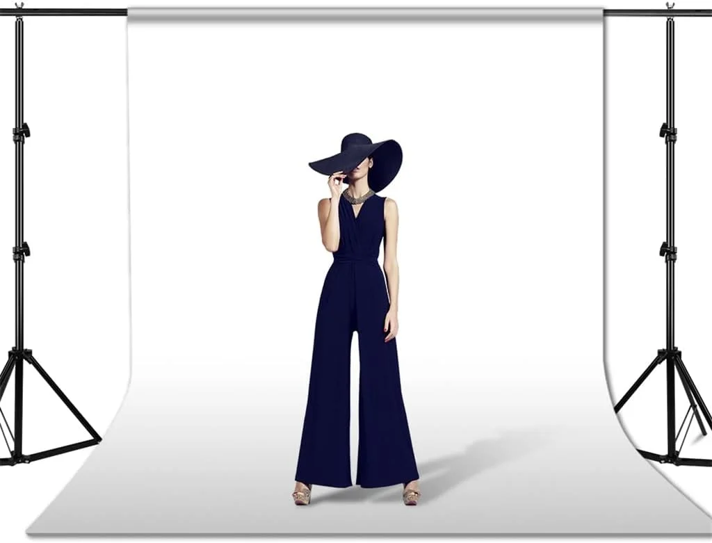 کیت پایه نگهدارنده پس زمینه استودیو عکس و فیلم 2 * 2 به همراه پارچه پس زمینه 4 رنگ مناسب دوربین فیلمبرداری