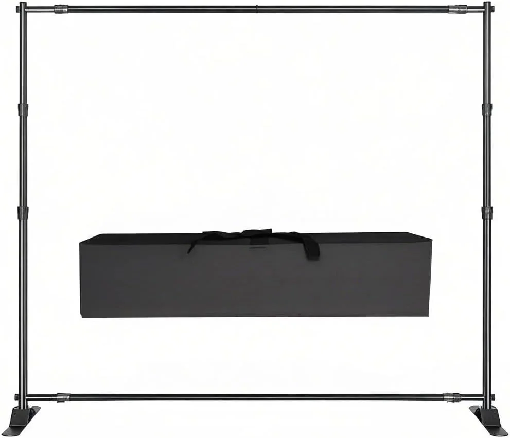 سیستم پشتیبانی پس زمینه عکاسی استودیویی پایه نگهدارنده پس زمینه آلیاژ آلومینیوم با کیف حمل