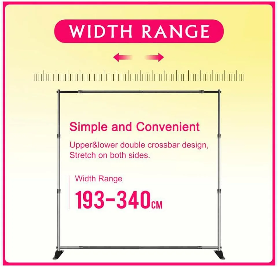 سیستم پشتیبانی پس زمینه عکاسی استودیویی پایه نگهدارنده پس زمینه آلیاژ آلومینیوم با کیف حمل سیستم پشتیبانی پس زمینه عکاسی استودیویی پایه نگهدارنده پس زمینه آلیاژ آلومینیوم با کیف حمل