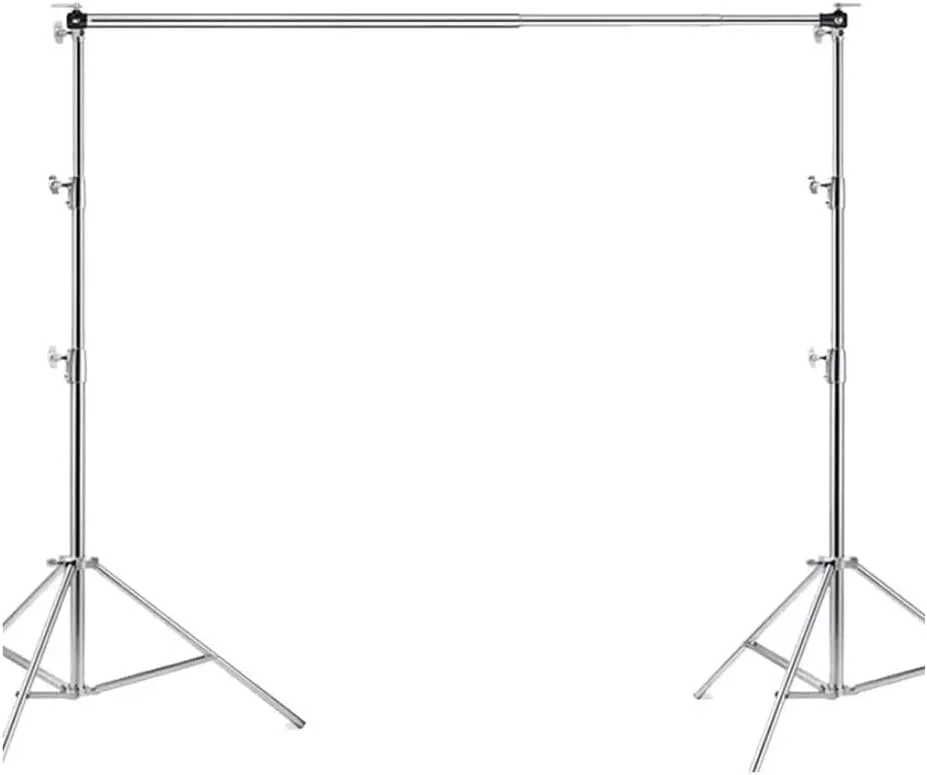 پایه استیل ضد زنگ برای پس زمینه 280x300 سانتی متر - ایده آل برای پس زمینه های کاغذی و پارچه ای پایه استیل ضد زنگ برای پس زمینه 280x300 سانتی متر - ایده آل برای پس زمینه های کاغذی و پارچه ای