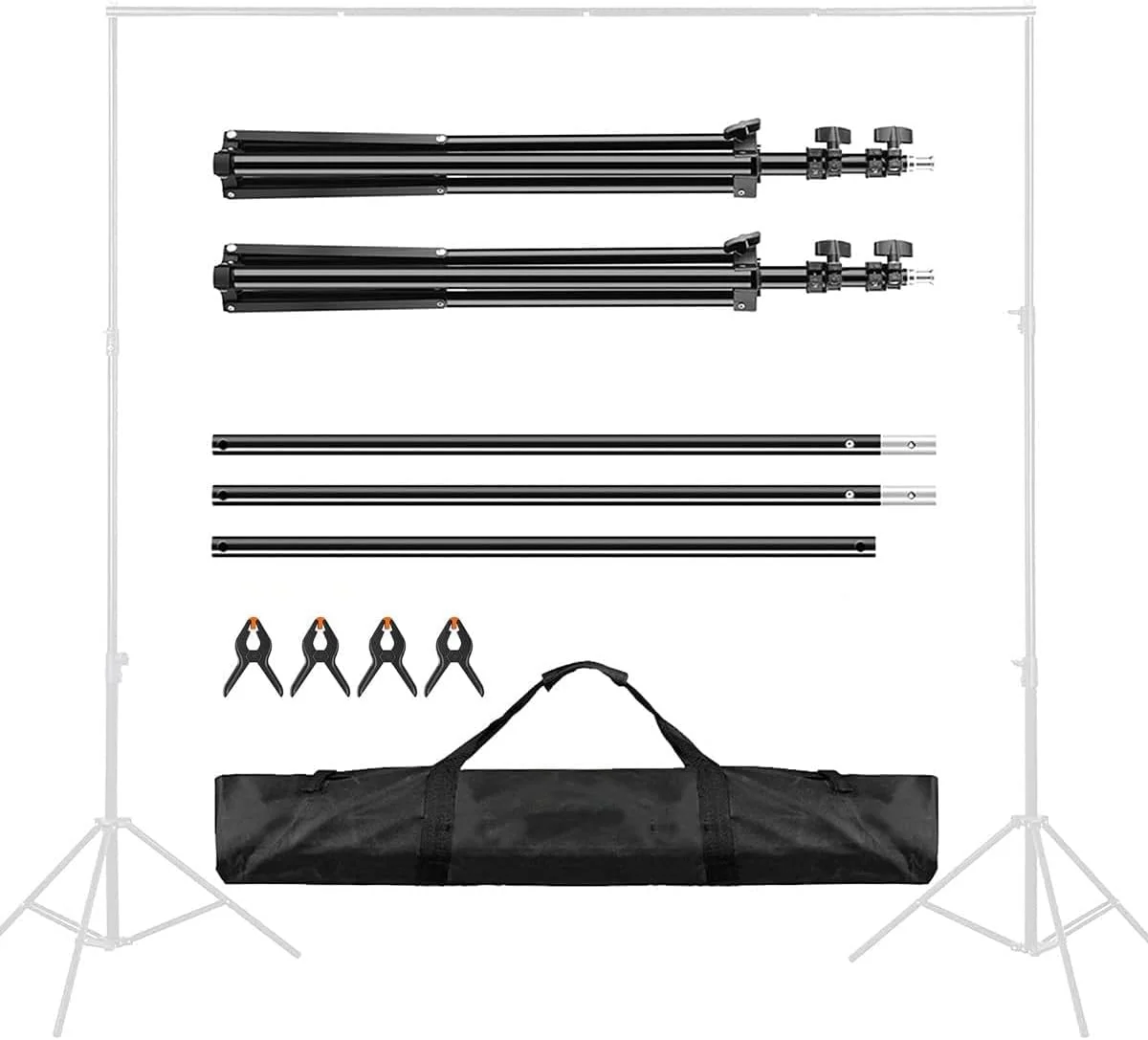 پایه نگهدارنده پس زمینه عکاسی پادوم 2m*2m به همراه کیف حمل (2M*2M)