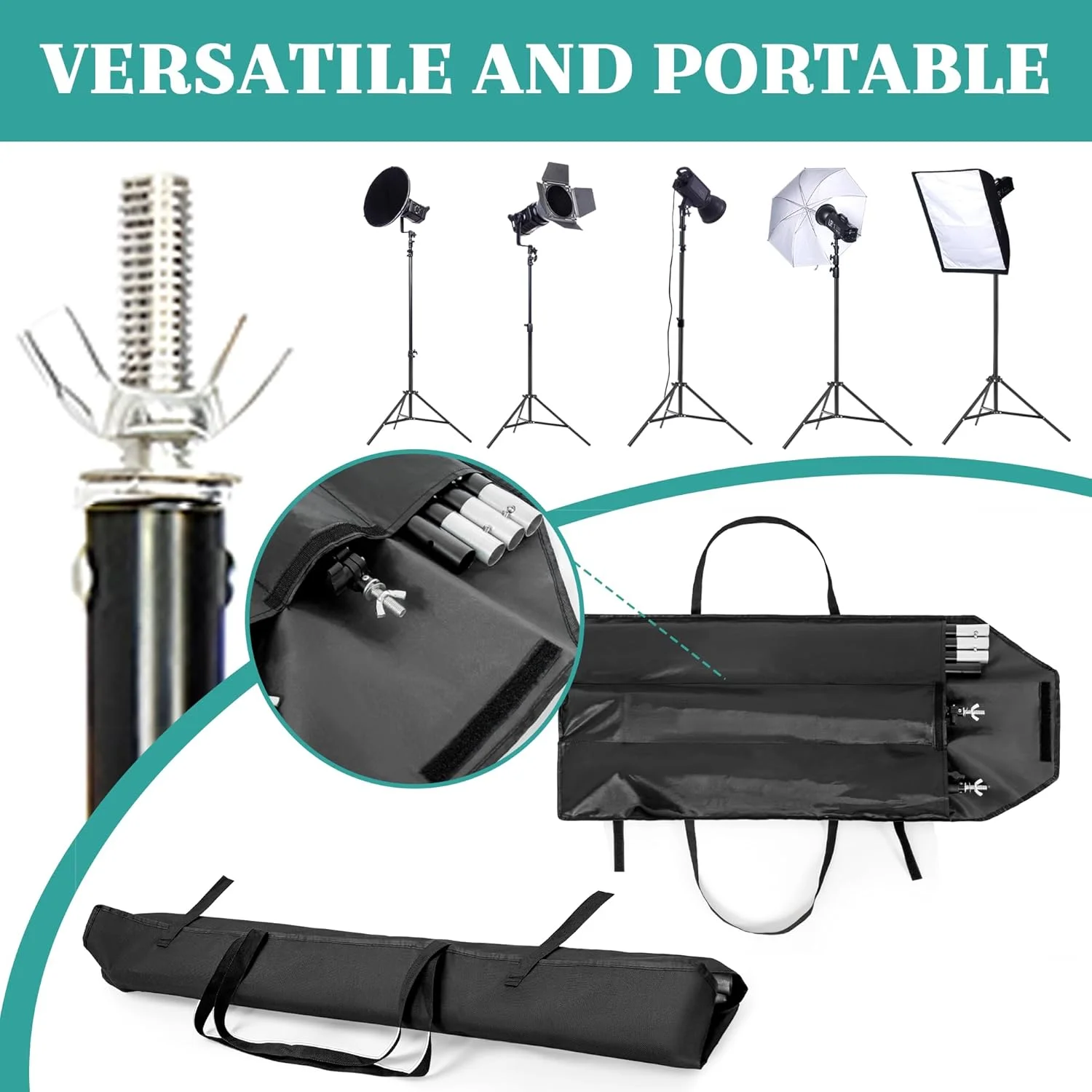 پایه پس زمینه 2x3 متری با 4 میله افقی، 6 گیره پس زمینه و کیف حمل، پایه صفحه نمایش پس زمینه عکس قابل تنظیم، برای عروسی، عکاسی، نمایش تبلیغاتی، مهمانی ها پایه پس زمینه 2x3 متری با 4 میله افقی، 6 گیره پس زمینه و کیف حمل، پایه صفحه نمایش پس زمینه عکس قابل تنظیم، برای عروسی، عکاسی، نمایش تبلیغاتی، مهمانی ها