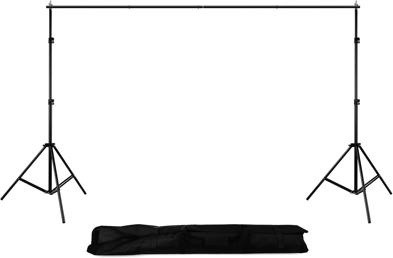 پایه نگهدارنده پس زمینه استودیو OUNA، 2 * 3 متر، آلیاژ آلومینیوم، سیستم پشتیبانی پس زمینه عکاسی قابل تنظیم با کیف حمل
