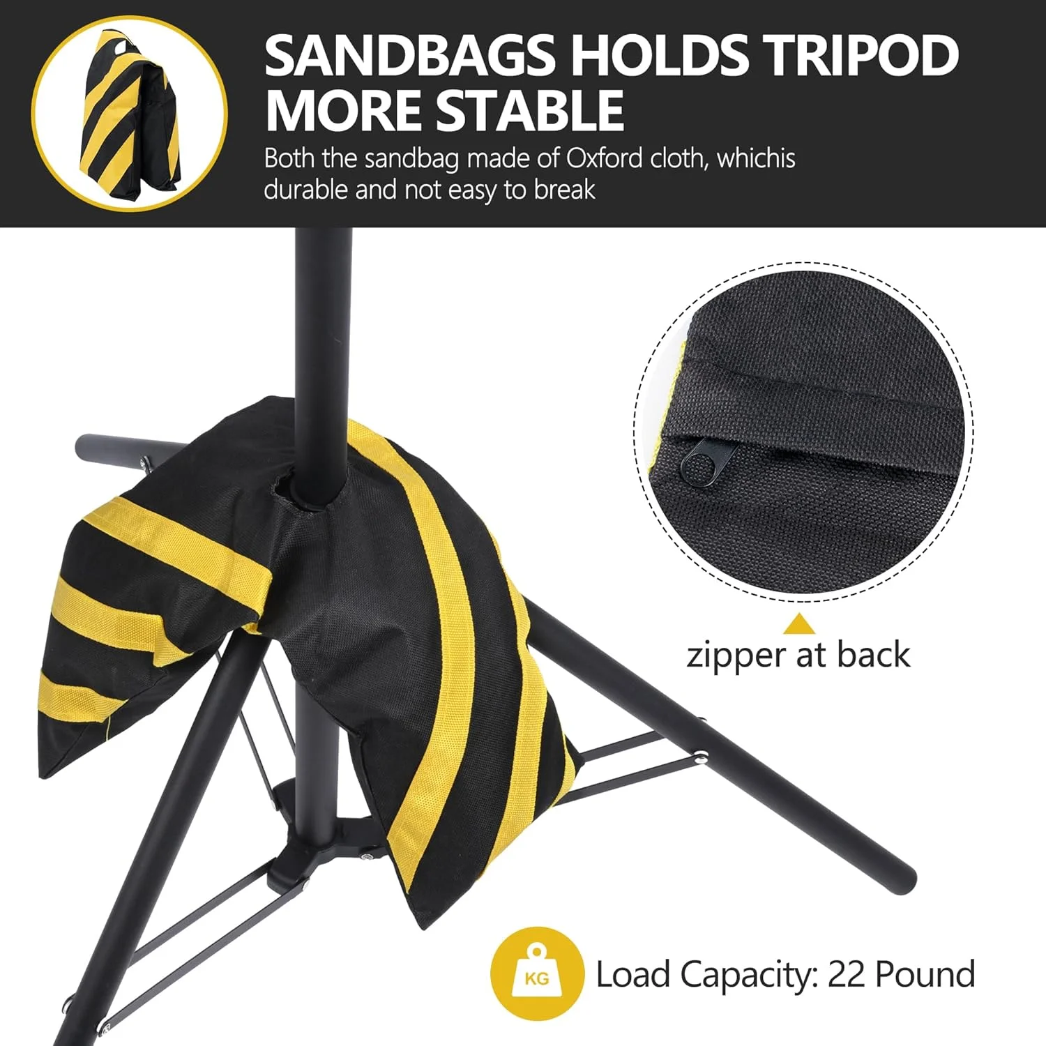 پایه фон عکاسی سنگین OPKING، کیت پایه фон عکس قابل تنظیم با 4 میله عرضی، 6 گیره، 2 کیسه شن، کیف حمل، پایه پس زمینه برای مهمانی ها، عکاسی عروسی، تزئینات جشنواره