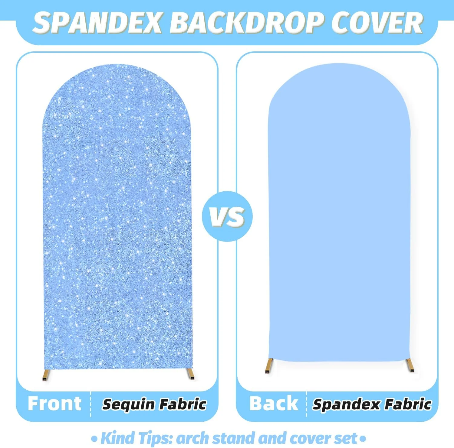 مجموعه پایه و روکش پس زمینه طاق فلزی MODFUNS، سایزهای 4، 5 و 6 فوت، مجموعه 3 عددی روکش پس زمینه طاق پولکی آبی روشن، قاب طاق بادکنکی، پایه طاق رمانتیک با روکش برای تزئینات جشن تولد عروسی مجموعه پایه و روکش پس زمینه طاق فلزی MODFUNS، سایزهای 4، 5 و 6 فوت، مجموعه 3 عددی روکش پس زمینه طاق پولکی آبی روشن، قاب طاق بادکنکی، پایه طاق رمانتیک با روکش برای تزئینات جشن تولد عروسی