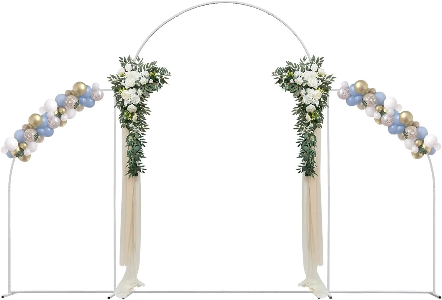 استند پس زمینه فلزی (3 تکه/سفید)