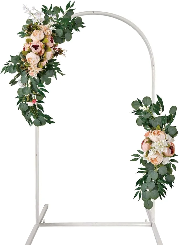 استند پس زمینه طاق فلزی KONPON برای مراسم عروسی، جشن نوزاد، مهمانی تولد در فضای باز و سرپوشیده، دکوراسیون استند پس زمینه طاق گل باغ