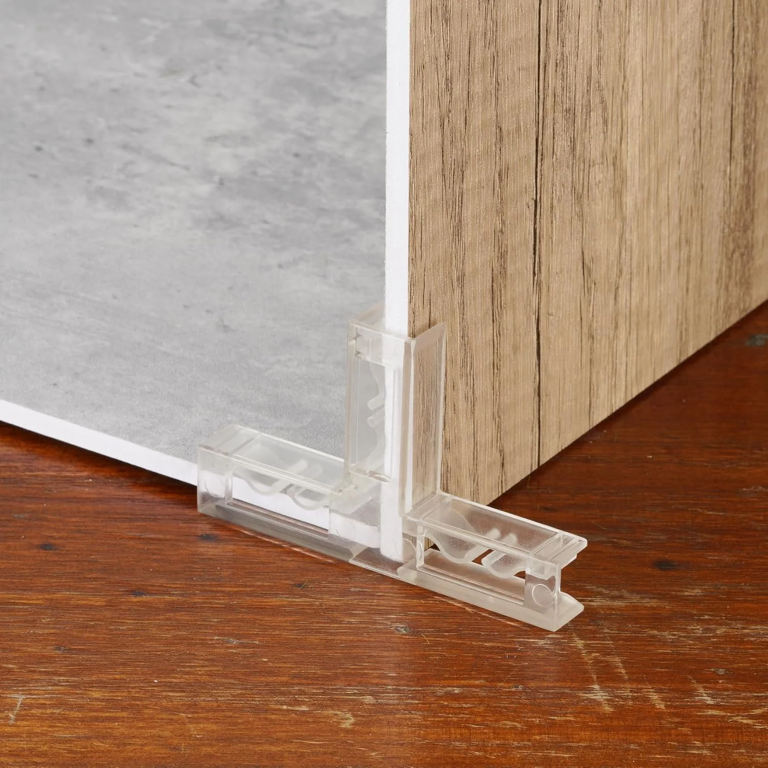 Meking 8 عدد براکت تخته پس زمینه عکس، پایه عمودی T شکل برای عکاسی محصول، پایه پس زمینه پلاستیکی سخت جهانی مناسب برای تخته های با ضخامت 4-8 میلی متر Meking 8 عدد براکت تخته پس زمینه عکس، پایه عمودی T شکل برای عکاسی محصول، پایه پس زمینه پلاستیکی سخت جهانی مناسب برای تخته های با ضخامت 4-8 میلی متر