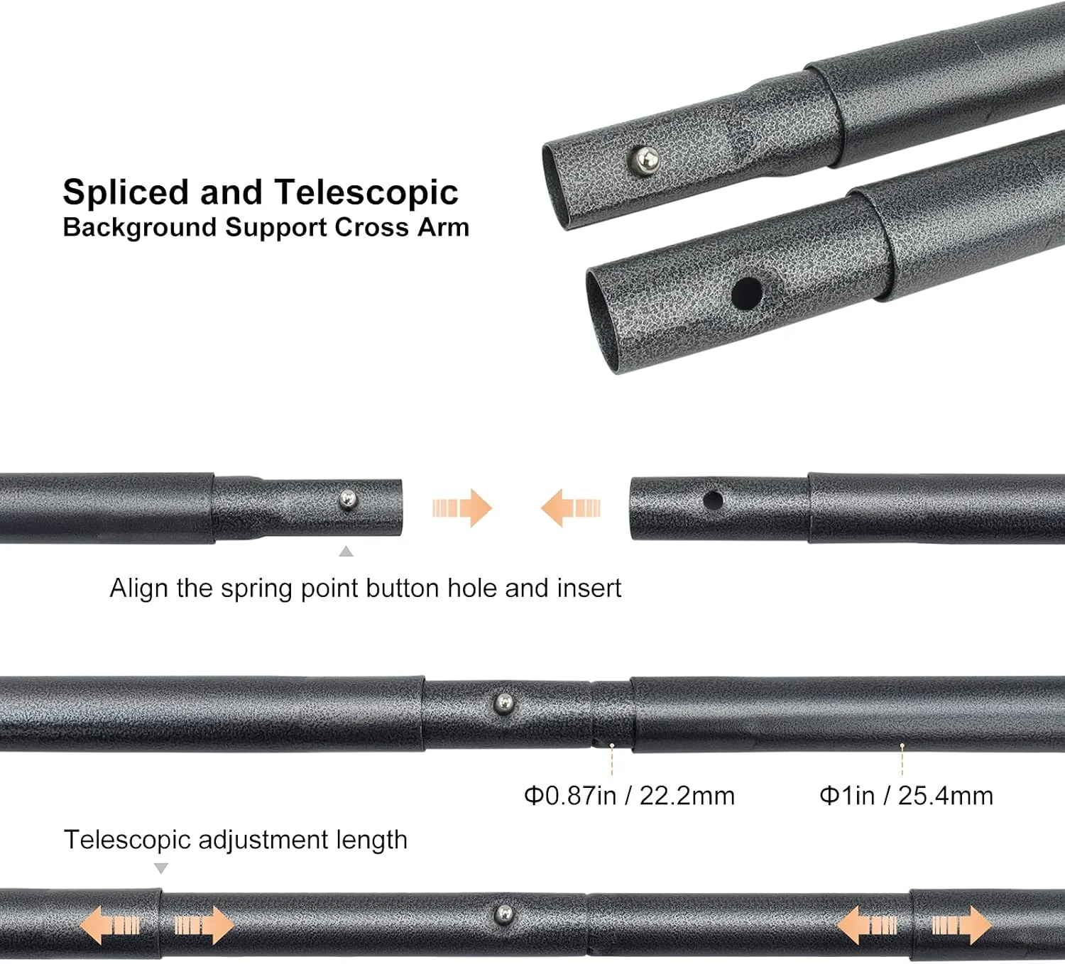 میله عرضی استودیویی LINCO Lincostore برای پایه های پس زمینه، 3 متر، تلسکوپی AM236 میله عرضی استودیویی LINCO Lincostore برای پایه های پس زمینه، 3 متر، تلسکوپی AM236