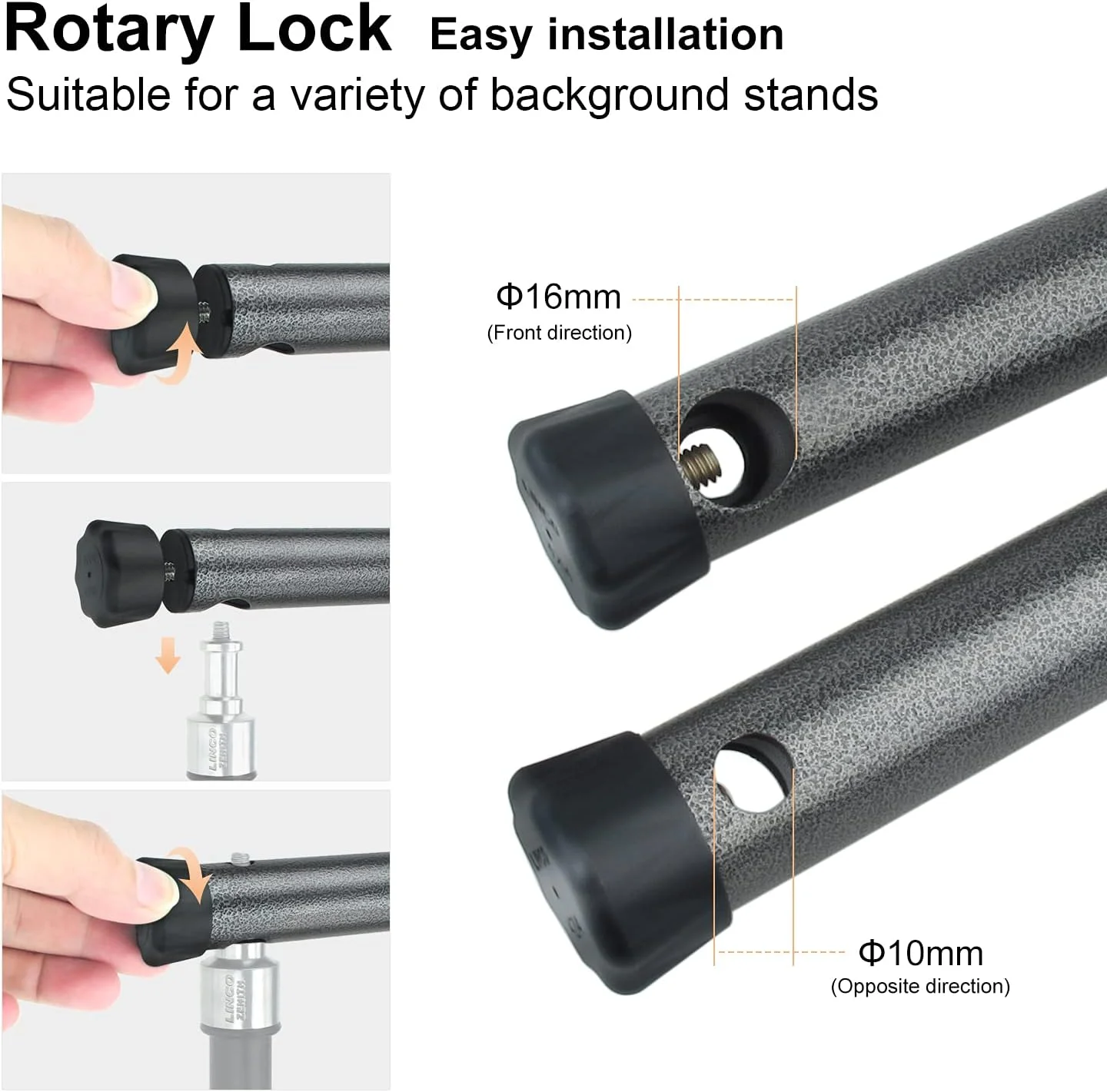 میله عرضی استودیویی LINCO Lincostore برای پایه های پس زمینه، 3 متر، تلسکوپی AM236 میله عرضی استودیویی LINCO Lincostore برای پایه های پس زمینه، 3 متر، تلسکوپی AM236