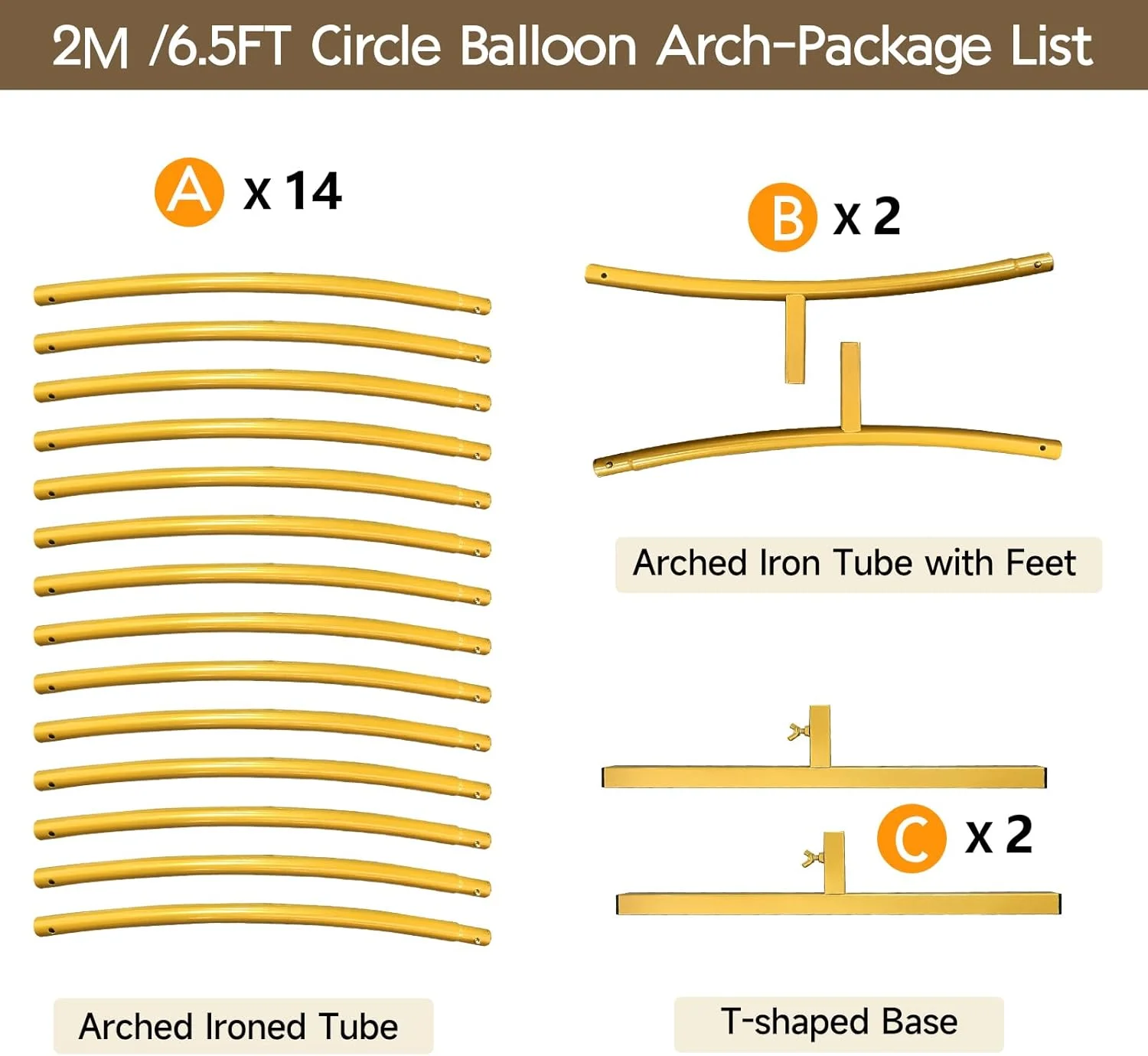 پایه طاق بادکنک فلزی گرد، قاب طاق بادکنک دایره ای برای عروسی، جشن تولد، جشن نوزادی، ارتفاع 2 متر مناسب برای دکوراسیون